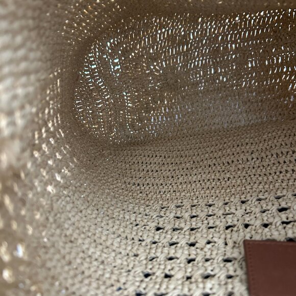 SAINT LAURENT PARIS Le 5 a’ 7 Raffia Bag with box and dust bag - Picture 16 of 16